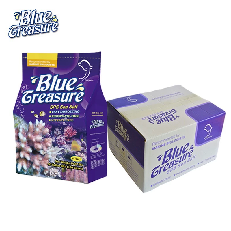 Muối Blue Treasure 6.7kg SPS Sea Salt - Muối dùng cho hồ cá cảnh biển