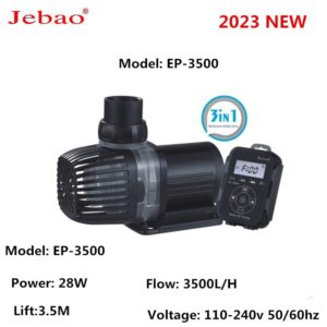 Bơm Jebao DEP-3500 28W Mẫu Mới 2023 Hiệu Suất Cao