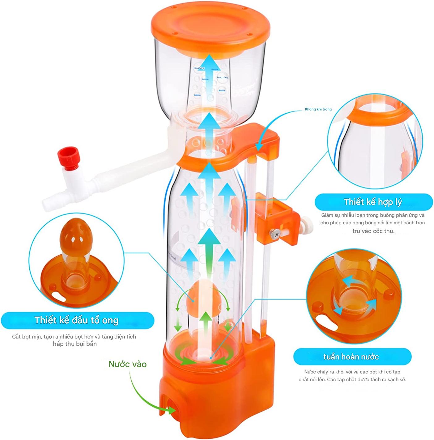 Skimmer SQ90 Plus Red StarFish - Bơm DC Hiện Đại 4