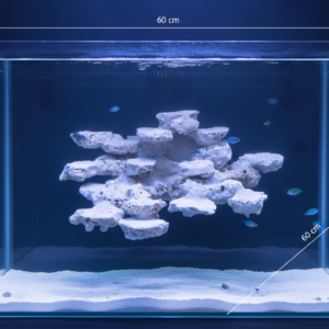 Layout Cá Biển Cubic 50-60cm Tối Ưu Không Gian San Hô – Mã 1