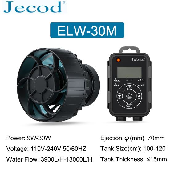 Tạo sóng Jebao ELW 30M wifi - Mẫu mới 2023 êm ái